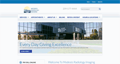 Desktop Screenshot of modestoradiologyimaging.com