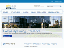 Tablet Screenshot of modestoradiologyimaging.com